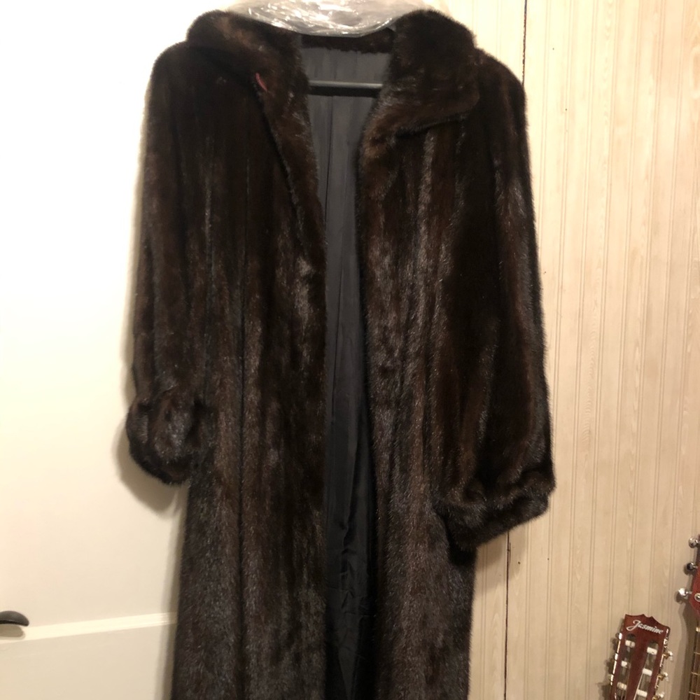 3/4 length fur jacket
